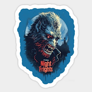 Friday Night Frights Sticker